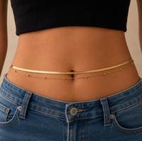 Double Layer Snake Waist Chain