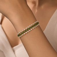 Trinity Tennis Bracelet