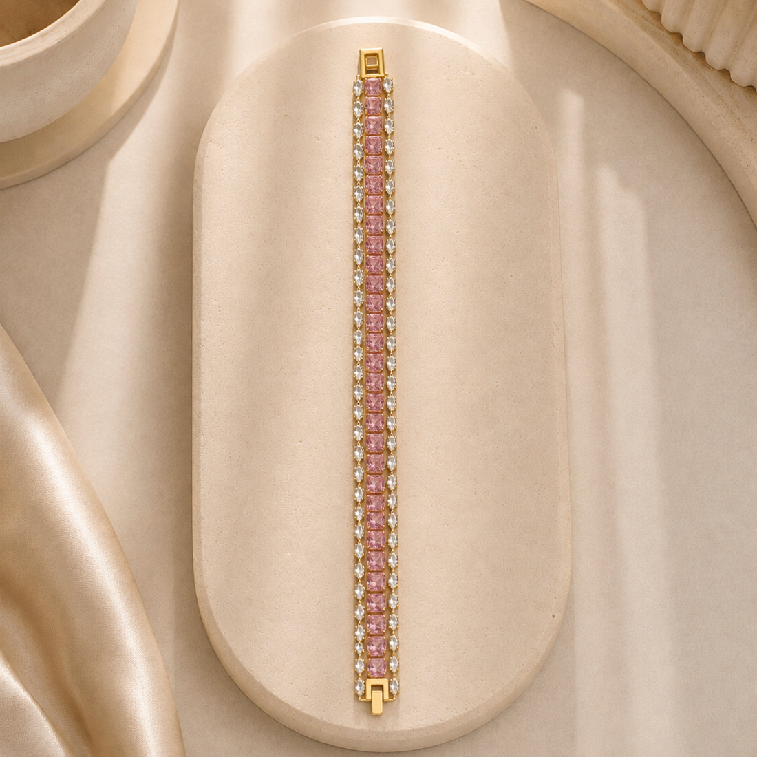 Trinity Tennis Bracelet