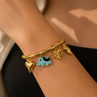 Golden Charms Bracelet