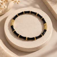 Black Bamboo Cuff Bracelet