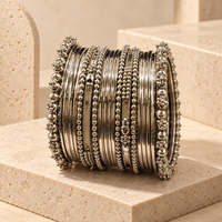 Navratri Oxidised Bangle Set