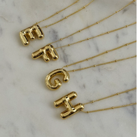 Initial Bubble Necklace