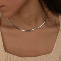 Single Layer Snake Chain Necklace
