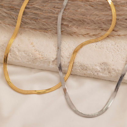 Single Layer Snake Chain Necklace