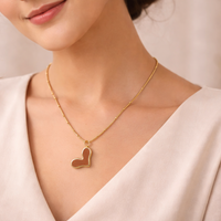 Blush Heart Necklace