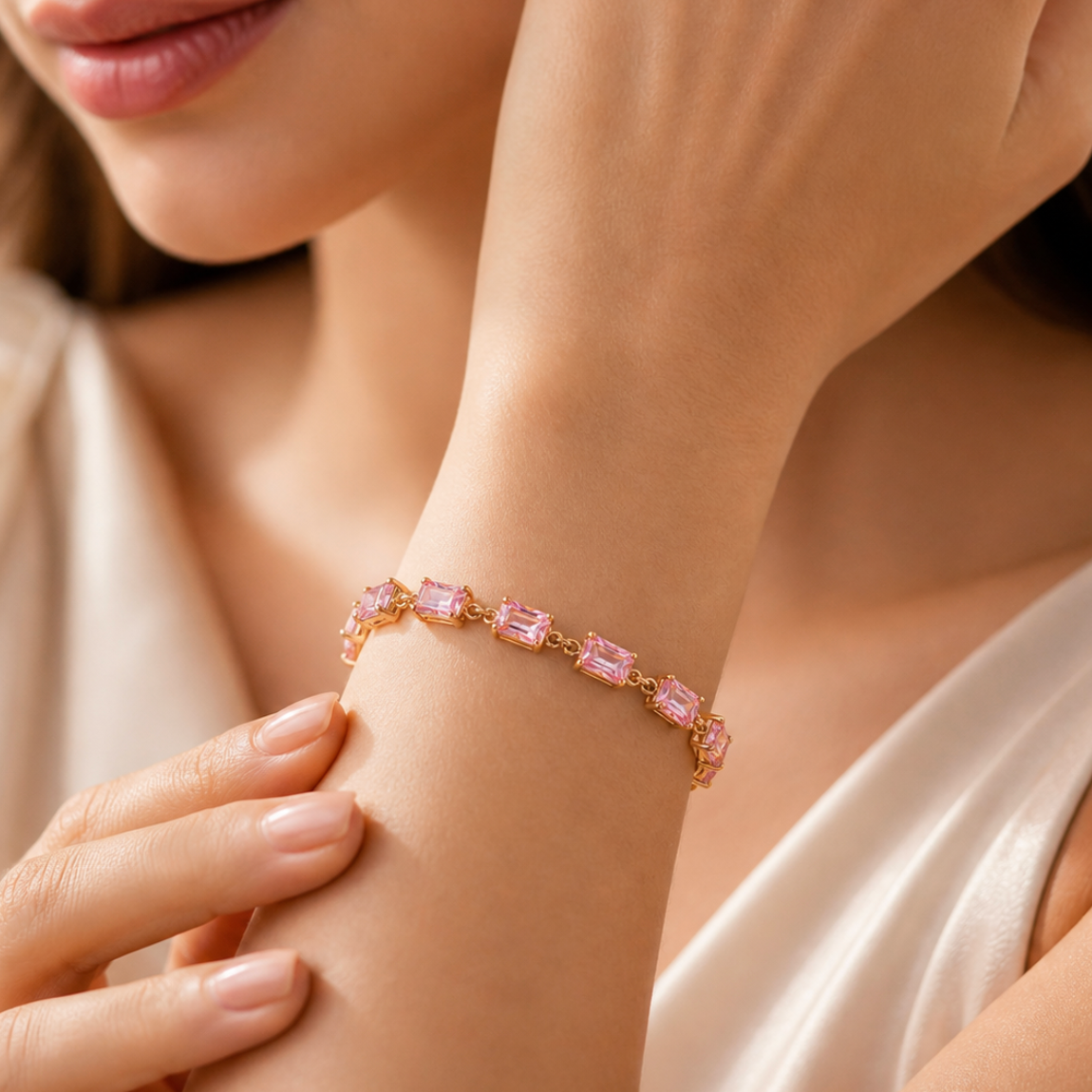 Blush Sparkle Bracelet
