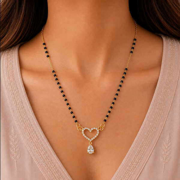 Love Heart Mangalsutra