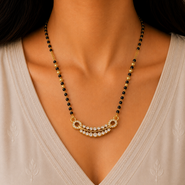 Noor Curve Mangalsutra