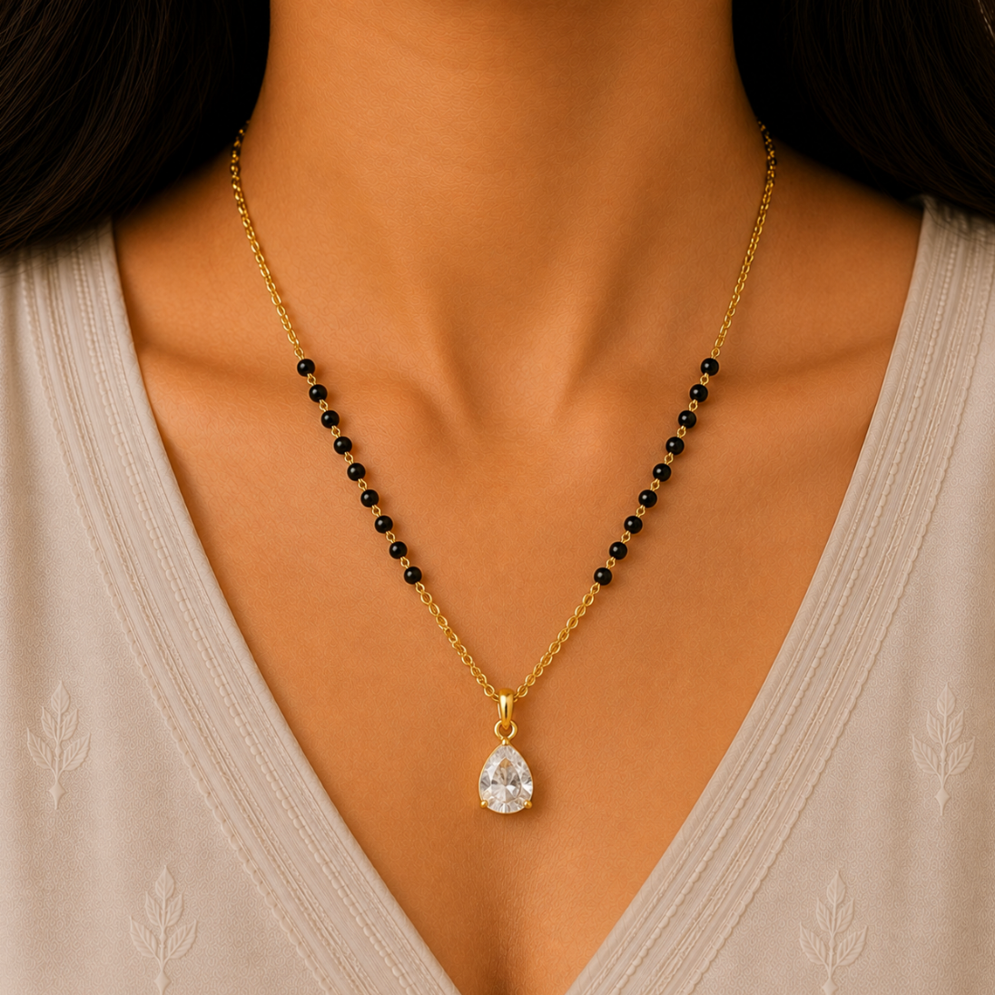 Teardrop Elegance Mangalsutra