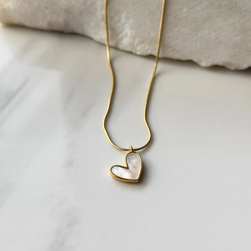 Moonlit Heart Necklace