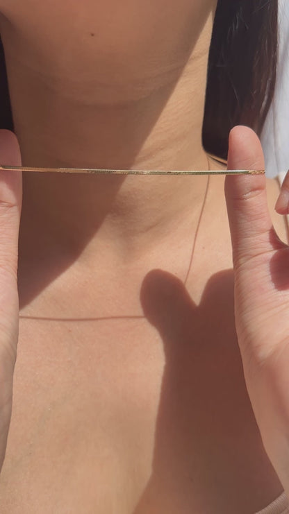 Single Layer Snake Chain Necklace