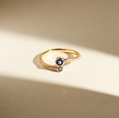 Evil Eye Amor Ring