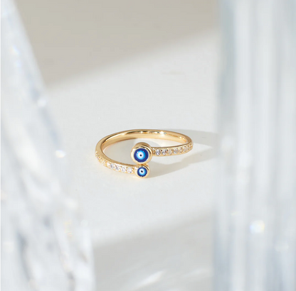 Evil Eye Amor Ring