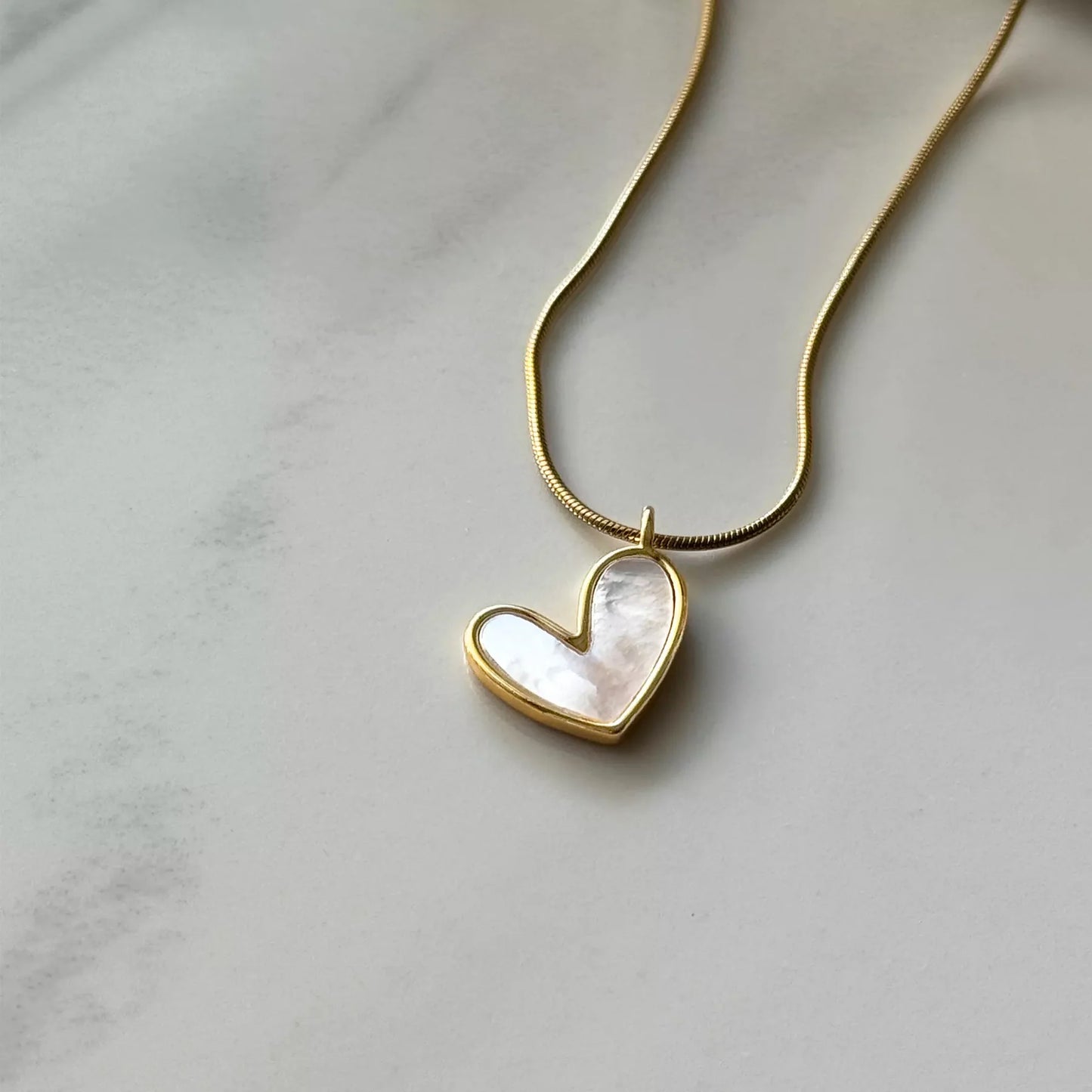 Moonlit Heart Necklace