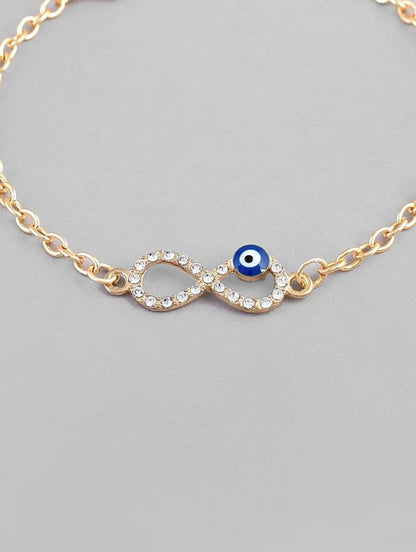 Evil Eye Infinity Bracelet