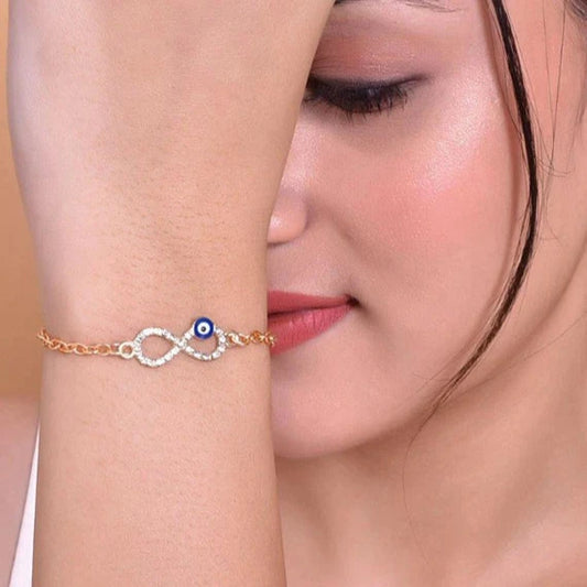 Evil Eye Infinity Bracelet